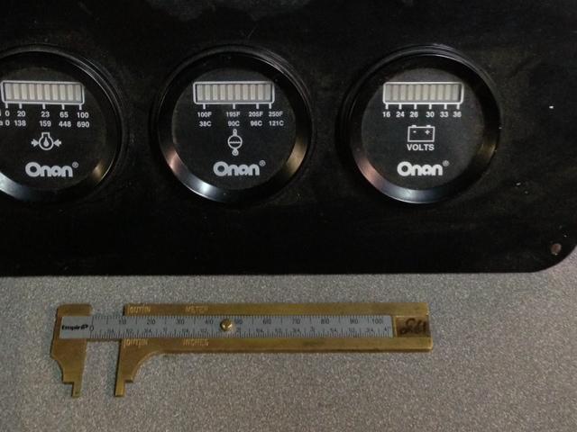 Onan digital gauge panel
