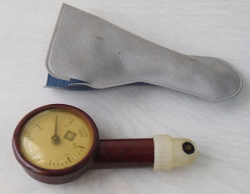 Gdr gauge red tire pressure luftdruckmesser porsche 356 911 mercedes 113 121 114