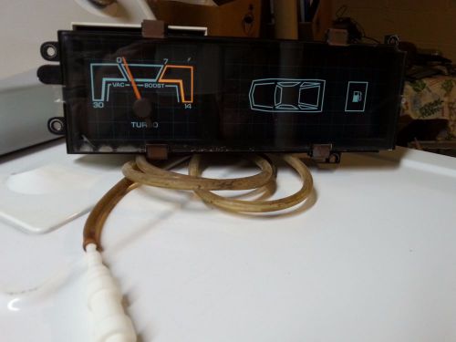 Dodge daytona charger turbo vacuum gauge 2+2 chrysler laser 1984 -1993 z shelby