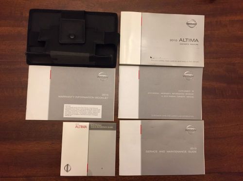 2010 nissan altima owners manual set with nissan case fast free shipping