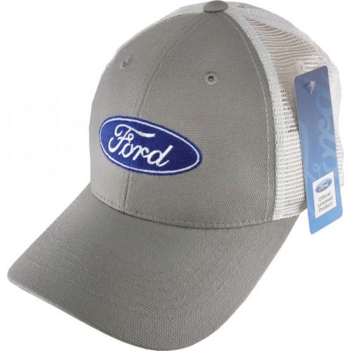 Ford canvas trucker cap - gray
