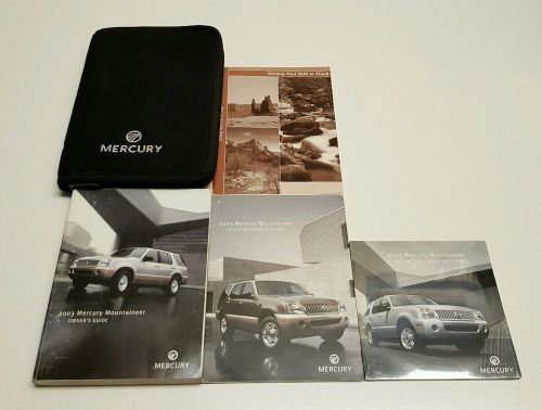 2003 mercury mountaineer owners manual v8 4.6l v6 4.0l  base flexfuelawd 2wd oem