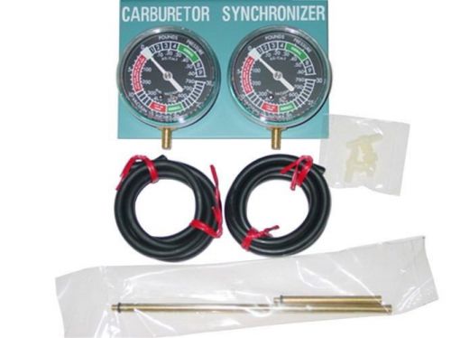 Two sync carb tuner tool synchronizer w/ 5mm adapter carburetor synchronization