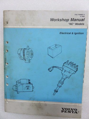 1996 volvo penta &#034;nc&#034; electrical ignition service repair manual 7788887