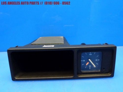 92-95 porsche 968 analog clock w/ center console pocket compartment storage
