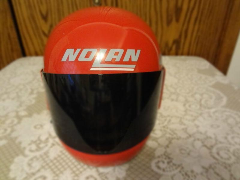 Nolan n24 red motorcycle helmet w/tinted shield xl