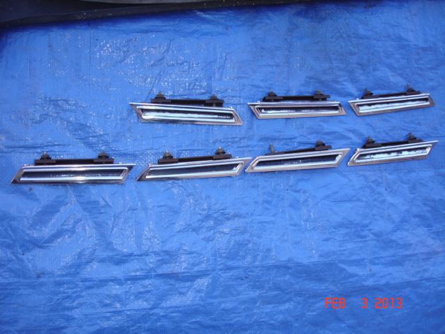 1971 buick electra 225 venti ports estate wagon hood trim vent moulding port  