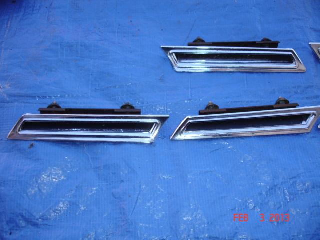 1971 Buick Electra 225 VENTI PORTS Estate Wagon Hood Trim Vent Moulding port , US $39.99, image 2