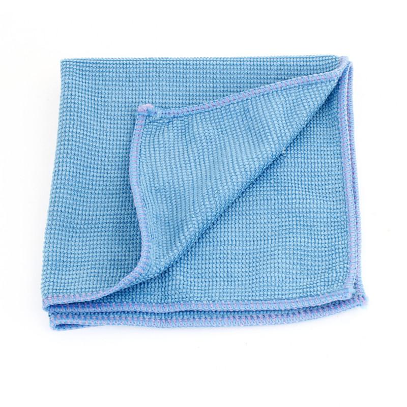 Auto car window glass anti-fog towel cloth blue 27cm x 26cm