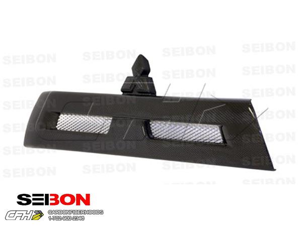 Seibon carbon fiber carbon fiber front grille grill mitsubishi evo 08-12 new in