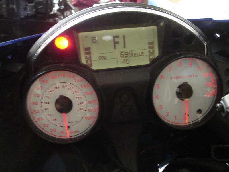 2006-11 kawasaki zx14 gauges meters speedo super low miles
