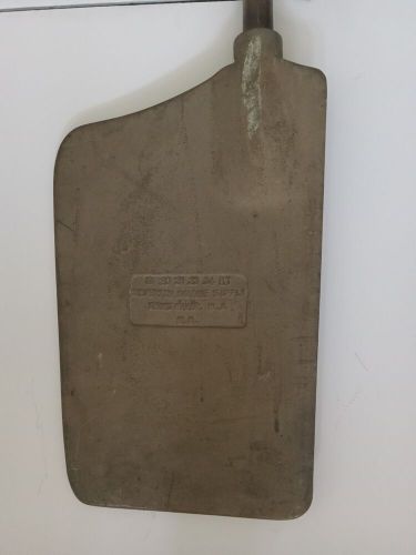 Bronze rudder   -  silverton marine marked ,  unknown condition,   35-1/2" lg