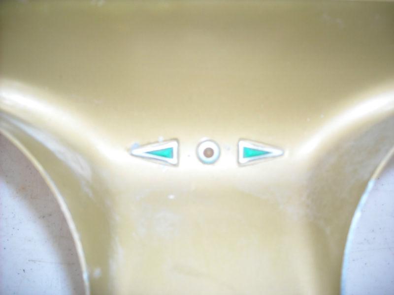 1955 Chrysler Imperial dash left side w emergency brake & light bezels, US $45.00, image 3