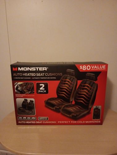 Monster Automatic Heated Car Seat Cushions (2-pk) New In Box, US $37.99, image 6