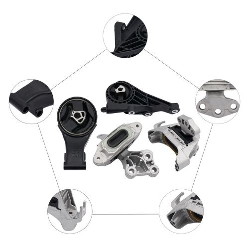 Engine & Trans Mount Set 4PCS Fits Chevrolet Cruze 2011-2016 1.8L Auto Trans, US $100.02, image 12