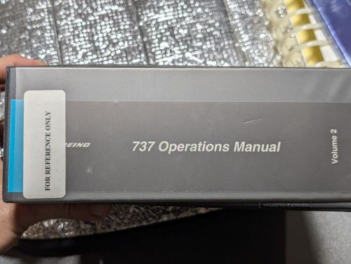 Original Boeing 737 Flight Crew Operations Manual Vol 2 Original 2003 Reference, US $149.49, image 3