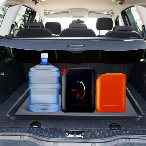 Saillong 2 pcs oil change drain pan, 22'' x 21'' large fridge drip tray for...