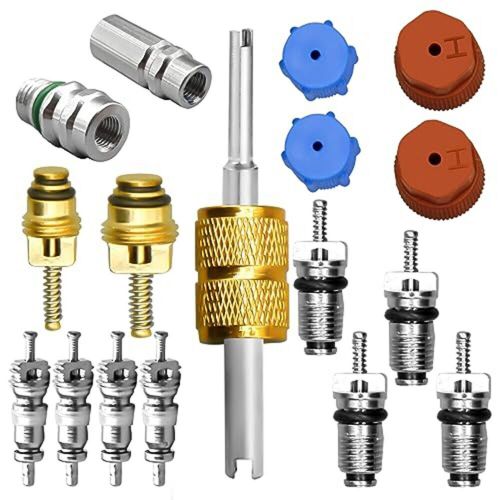 Rustproof and Unbreakable AC Valve Core Kit R12 to R134A Conversion 17 Pcs, US $13.18, image 11