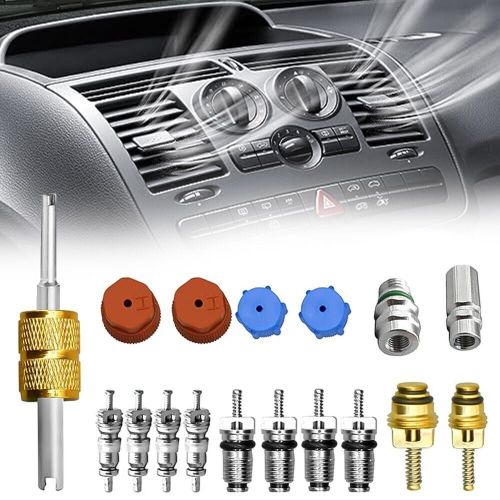 Rustproof and Unbreakable AC Valve Core Kit R12 to R134A Conversion 17 Pcs, US $13.18, image 12