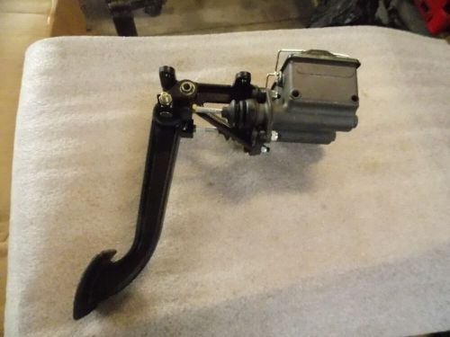 New hanging dual master cylinder brake pedal with master cylinders, 1", 1"