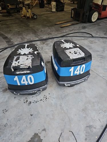 Evinrude johnson V4 120 140 Engine cowling set uper and lower cowling 0283080, US $150.00, image 6