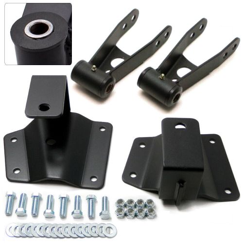 4" Drop Kit Rear Shackles & Hangers For 1999-06 Chevy Silverado 1500 GMC Sierra, US $113.93, image 3