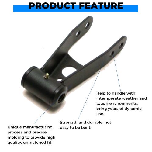 4" Drop Kit Rear Shackles & Hangers For 1999-06 Chevy Silverado 1500 GMC Sierra, US $113.93, image 17