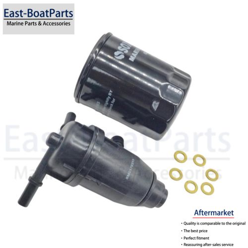 100 Hour Mercury Fuel Filter Kit 8M0106635 175 200 225 250 300 HP V6 V8 4 Stroke, US $45.99, image 6