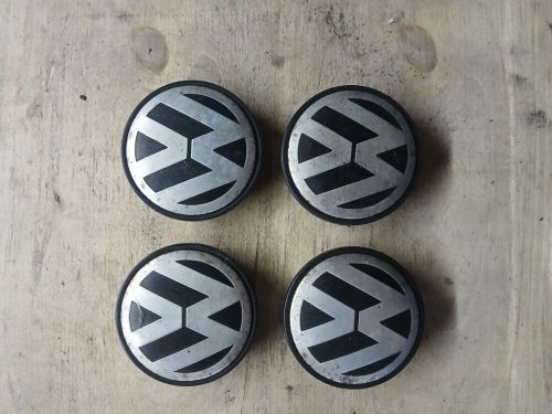 Set of 4 Genuine Volkswagen VW Polo Golf Passat Touran alloy wheel centre cap.., US $, image 2