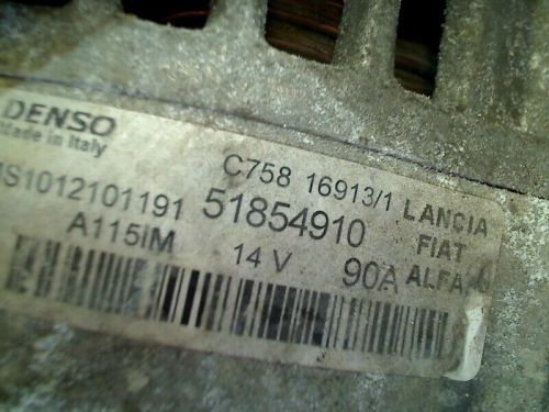 ALTERNATOR Fiat Doblo Cargo (263) 2013 51854910-, US $, image 5