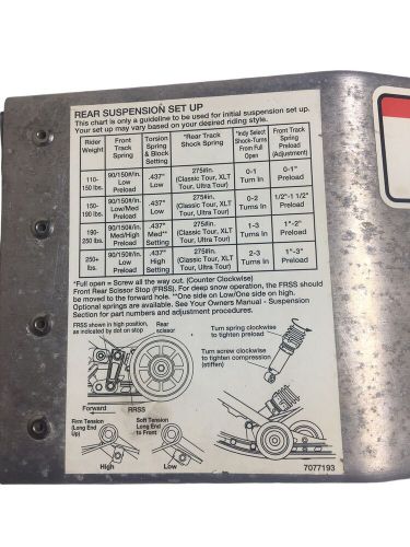 Clutch Guard 5240999 OEM 1998 Polaris XLT Touring 600, US $12.00, image 2