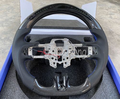 Smart Led Carbon Fiber Steering Wheel For Ford Mustang Shelby GT350 GT 2015-20, US $877.50, image 7