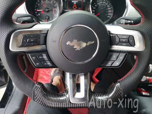 Smart Led Carbon Fiber Steering Wheel For Ford Mustang Shelby GT350 GT 2015-20, US $877.50, image 10