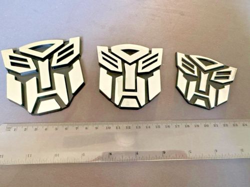 3D METAL Transformers Emblem Decal Autobots Optimus Prime Car Sticker (S), AU $4.00, image 4