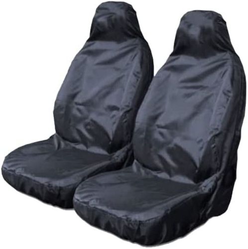 Pet Seat Protector Universal Pair Throw Over Car SUV Seat Cover Waterproof Black, AU $22.24, image 2