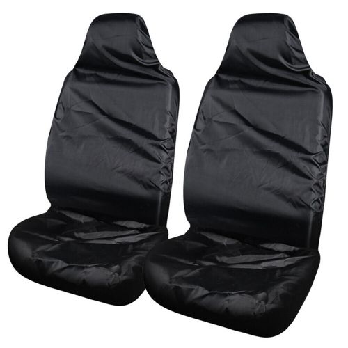 Pet Seat Protector Universal Pair Throw Over Car SUV Seat Cover Waterproof Black, AU $22.24, image 6