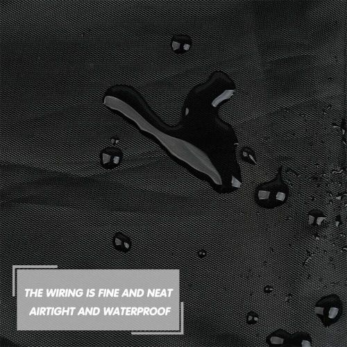 Pet Seat Protector Universal Pair Throw Over Car SUV Seat Cover Waterproof Black, AU $22.24, image 8