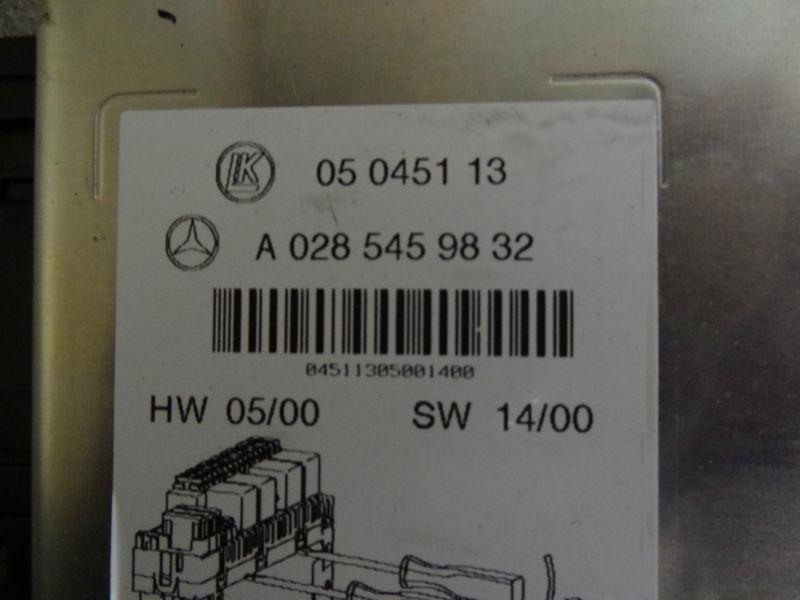 2000 - 2006 MERCEDES W220 S600 S500 S55 FRONT LEFT SAM FUSE RELAY MODULE OEM, US $99.99, image 5