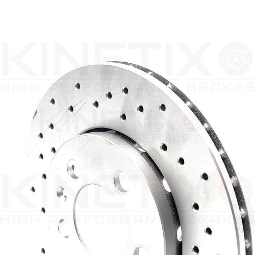 FOR AUDI A3 8L TT 8N REAR CROSS DRILLED BRAKE DISCS MINTEX PADS 256mm, US $, image 2