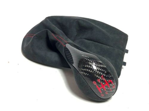 Carbon Alcantara shift knob Porsche 986 996 6MT manual carrera Turbo Boxster RED, US $499.00, image 6