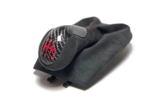 Carbon Alcantara shift knob Porsche 986 996 6MT manual carrera Turbo Boxster RED, US $499.00, image 8