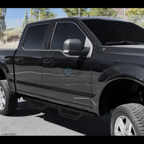 Fits 09-18 Ram 1500 Quad/Extended Matte Blk Aluminum Drop Step Side Nerf Bars v2, US $255.95, image 4