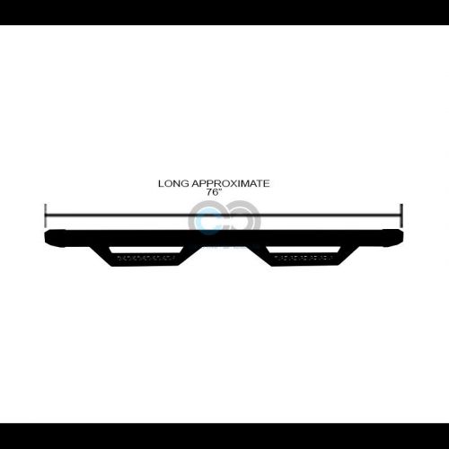 Fits 09-18 Ram 1500 Quad/Extended Matte Blk Aluminum Drop Step Side Nerf Bars v2, US $255.95, image 8