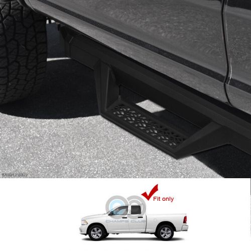 Fits 09-18 Ram 1500 Quad/Extended Matte Blk Aluminum Drop Step Side Nerf Bars v2, US $255.95, image 10