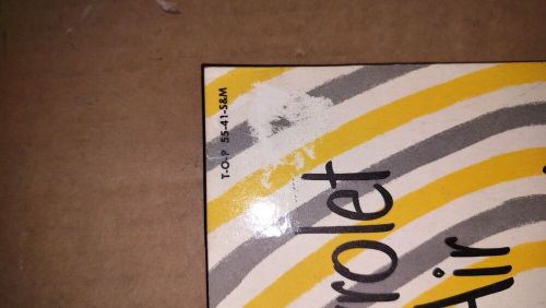 1955 Chevrolet Air Conditioning Maintenance Part 2 Brochure Top 55-41 S&M, US $17.99, image 5