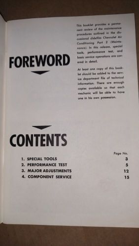 1955 Chevrolet Air Conditioning Maintenance Part 2 Brochure Top 55-41 S&M, US $17.99, image 7