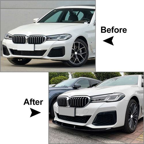 Front Bumper Lip Splitter FOR BMW 5 Series G30 G31 G38 M Sport 2021-2022, US $91.00, image 5