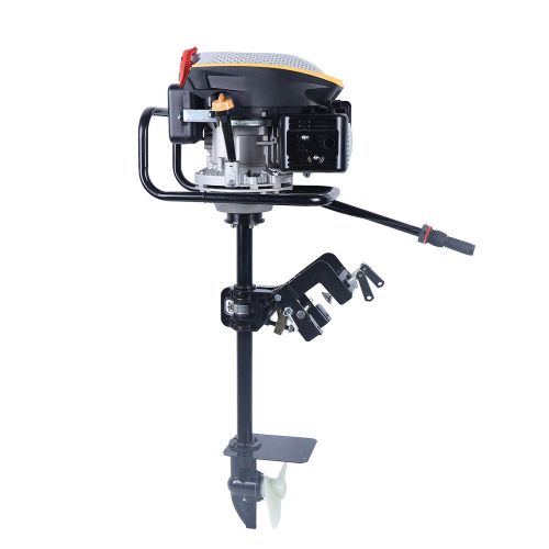 225CC 4 Stroke Heavy Duty Outboard Motor Trolling Boat Engine Gasoline Motor, US $460.50, image 3