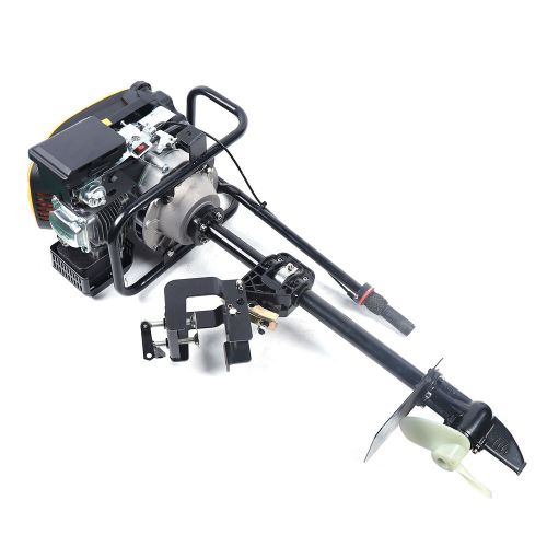 225CC 4 Stroke Heavy Duty Outboard Motor Trolling Boat Engine Gasoline Motor, US $460.50, image 9