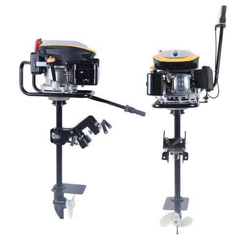 225CC 4 Stroke Heavy Duty Outboard Motor Trolling Boat Engine Gasoline Motor, US $460.50, image 12